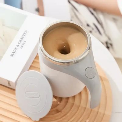 380ML Capacity Stainless Steel Insulated Auto Magnetic Mug with Self Stirring Feature