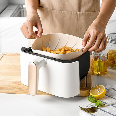 Reusable Non Stick Silicone Pot Tray for Air Fryer Baking Pastry Tools Easy Cleaning