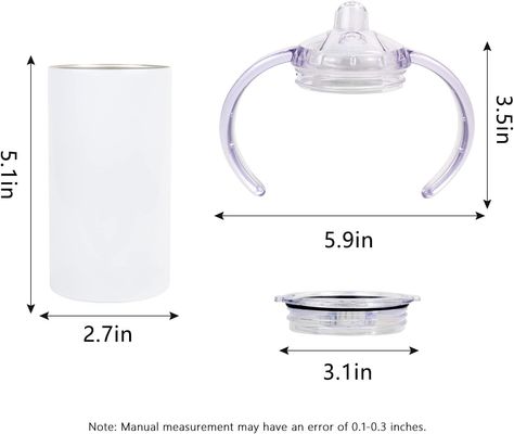 Sublimation Stainless Steel Tumbler 12oz BPA Free Water Bottle for Toddlers Drinking