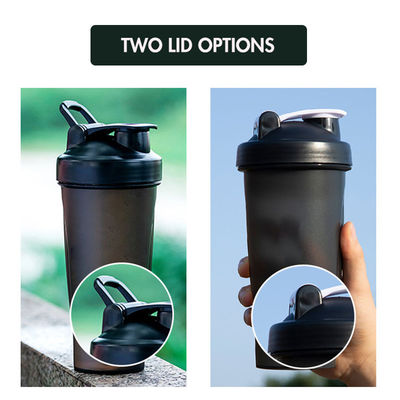 PP Food Grade Lid BPA Free Protein Shake Bottle Contemporary Design Style for Workout