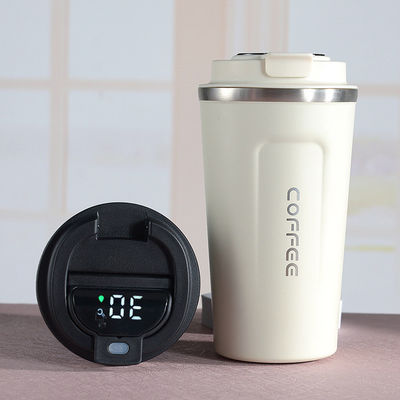 Eco Friendly Stainless Steel Thermal Mug with Temperature Display and Leak Proof Lid