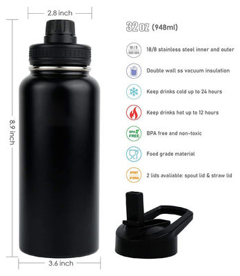 Stainless Steel Insulated Flask for Outdoor Adventures No Anti-corrosion Coating