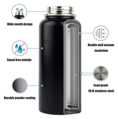 Stainless Steel Insulated Flask for Outdoor Adventures No Anti-corrosion Coating