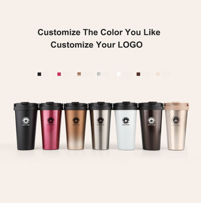 500ml Capacity Thermal Leak Proof Stainless Steel Vacuum Insulated Travel Mug with Handle