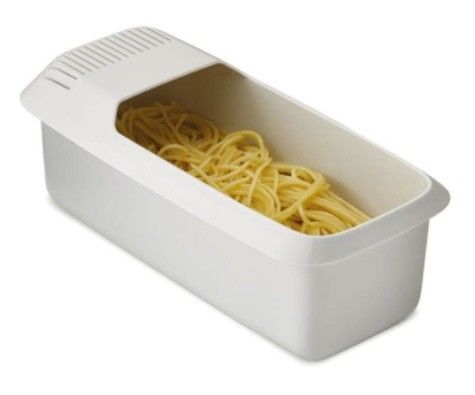 Convenient Customized Microwave Pasta Cooker for Straining Spaghetti Noodles