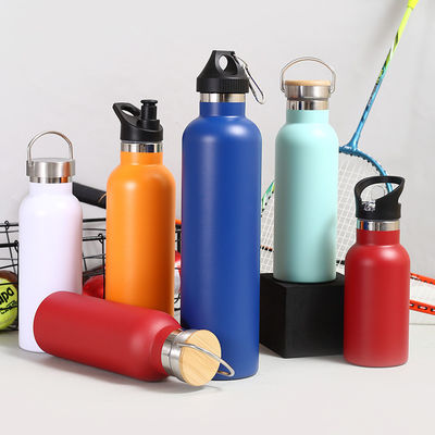 Thermal Insulation Stainless Steel Vacuum Sport Water Bottle with Handgrip and WITH LID