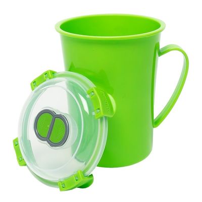 Food Customized BPA Free Microwave Collection Soup Mug with Lid and Steam Release Vent