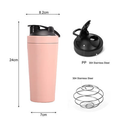 Custom Logo Acceptable 500g BPA Free Gym Insulated Shaker Bottle with Portable Design
