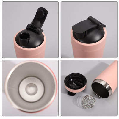 Custom Logo Acceptable 500g BPA Free Gym Insulated Shaker Bottle with Portable Design