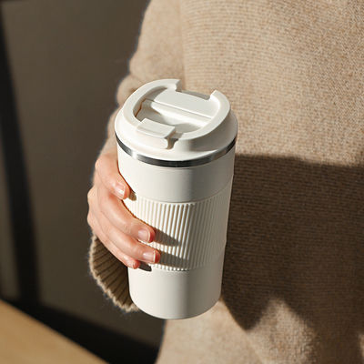 380ml Capacity Stainless Steel Coffee Mug for Car Travel Customized Colors Accepted