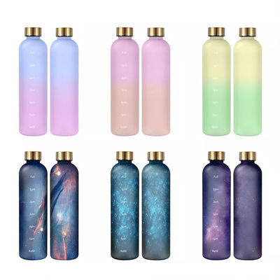 Customized 32oz BPA Free Motivational Water Bottle for Sports and Outdoor Activities
