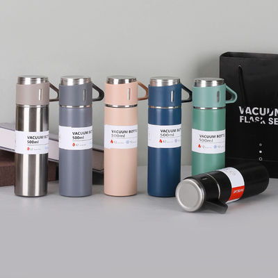 Stainless Steel Thermo 17oz Vacuum Insulated Bottle with Handle 330g Designed to Suit Adults
