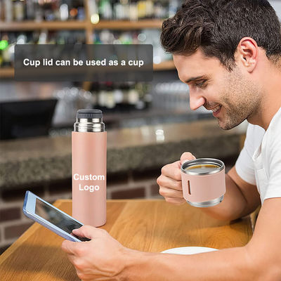 Stainless Steel Thermo 17oz Vacuum Insulated Bottle with Handle 330g Designed to Suit Adults