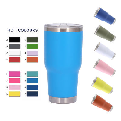 30oz BPA FREE Insulated Tumbler Stainless Steel Vacuum Mug with Lid Customer's Logo
