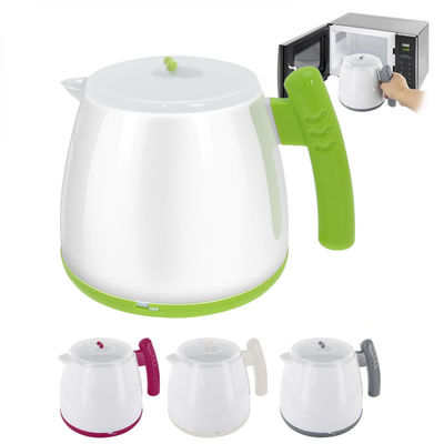 BPA Free Microwave Oven Tea Plastic Kettle Hot Pot Water Boiler with Customized Logo