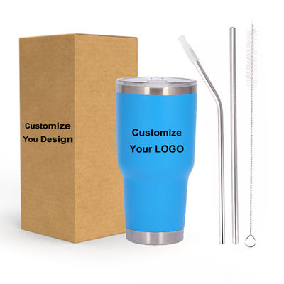 30oz BPA FREE Insulated Tumbler Stainless Steel Vacuum Mug with Lid Customer's Logo