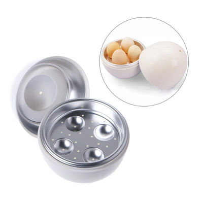 Compact and Versatile BPA Free PP Plastic Microwave Egg Steamer Boiler for Beep Eggs
