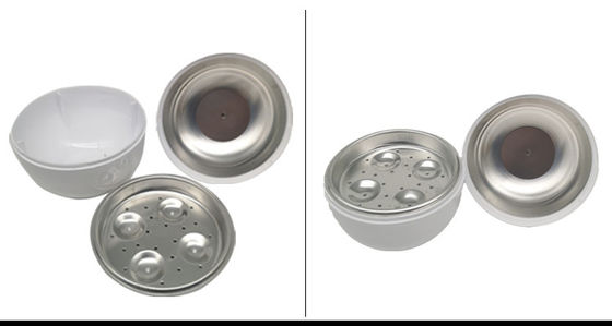 Compact and Versatile BPA Free PP Plastic Microwave Egg Steamer Boiler for Beep Eggs
