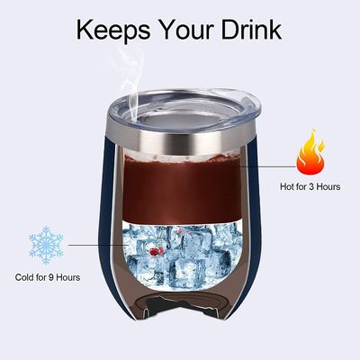 1 Custom 12oz Leak Proof Reusable Stainless Steel Coffee Thermos Cup for Sustainable