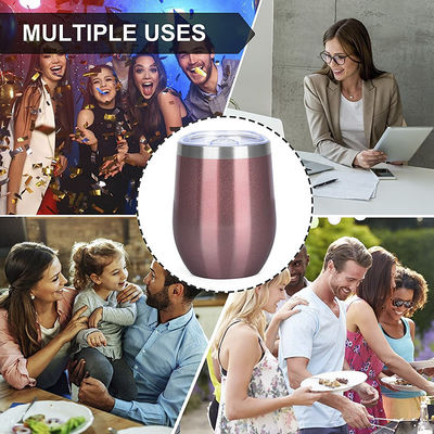1 Custom 12oz Leak Proof Reusable Stainless Steel Coffee Thermos Cup for Sustainable