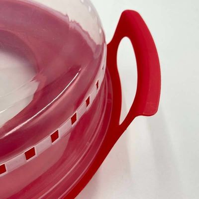 Simple Style Plastic Insulation Food Cover with Tray BPA Free and Microwave Heating Ready