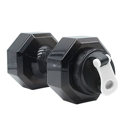 Adults PETG Eco-friendly 2.6L Dumbbell Shape Water Bottle for Sports Fitness Exercise