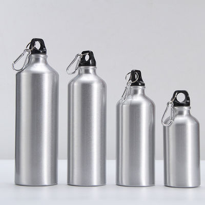 Aluminum Bike Water Bottle Blanks with Carabiner Cover Custom Logo Sublimation Printing
