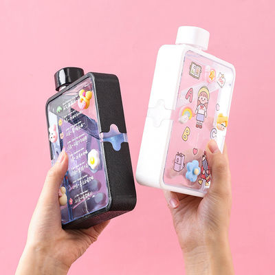380 ml BPA Free Square Sport Water Bottle with Custom Logo and Minimalist Design