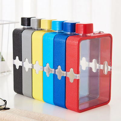 380 ml BPA Free Square Sport Water Bottle with Custom Logo and Minimalist Design