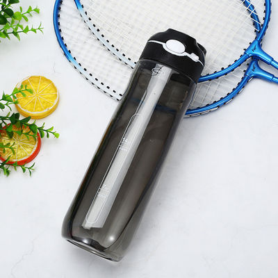 Accessories WITH LID Outdoor Gym Sports Water Bottle with Straw and BPA Free Plastic