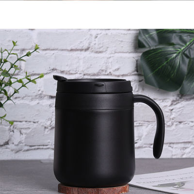 Customized Logo Acceptable 350ML12oz Stainless Steel Coffee Travel Mug with Handle