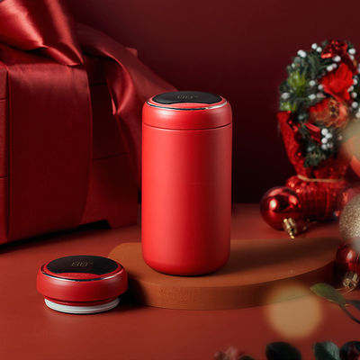 Temperature Display Stainless Steel Insulated Hot Water Bottle WITH LID for All Seasons