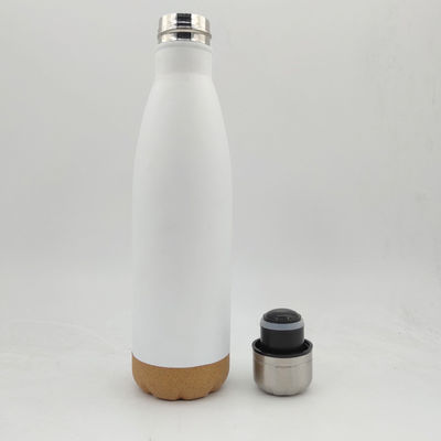 500ml Cork Bottom Cola Shaped Vacuum Seal Insulated Flask Stainless Steel Water Bottle