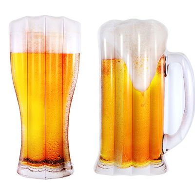 Customized 400-600ml Drinking Glass Beer Cup With Handle 6.8x24.5cm