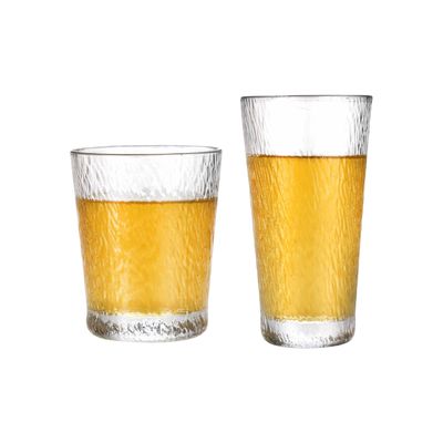 Customized 400-600ml Drinking Glass Beer Cup With Handle 6.8x24.5cm