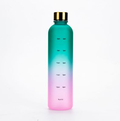 32oz Tritan BPA Free Water Jug WITH LID and Time Marker Straw for Fitness Gym Sports