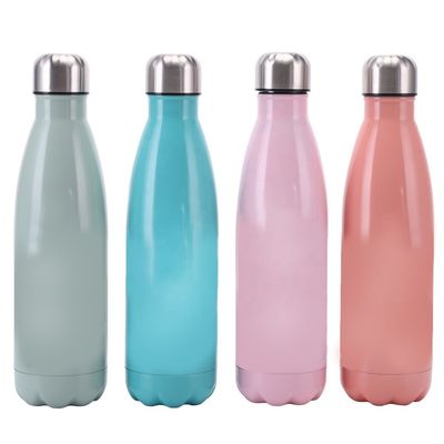 500ML Cola Shape Stainless Steel Double Wall Vacuum Water Bottle for Customized Designs