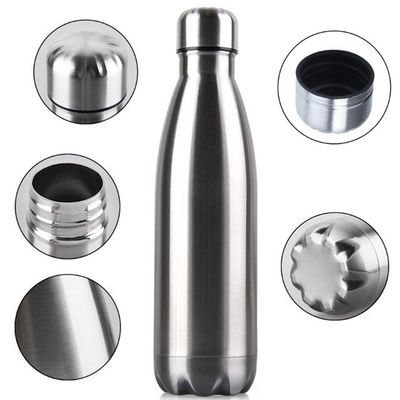 Thermal Insulation 500ML Stainless Steel Double Wall Vacuum Water Bottle Cola Shape Sublimation Sport Bottle