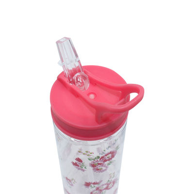 Customized Portable Pastoral Water Bottle for Girls 7.3x7.9x23.2cm Pastoral Design