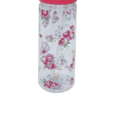 Customized Portable Pastoral Water Bottle for Girls 7.3x7.9x23.2cm Pastoral Design