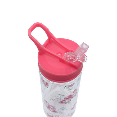 Customized Portable Pastoral Water Bottle for Girls 7.3x7.9x23.2cm Pastoral Design