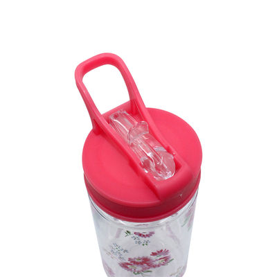 Customized Portable Pastoral Water Bottle for Girls 7.3x7.9x23.2cm Pastoral Design