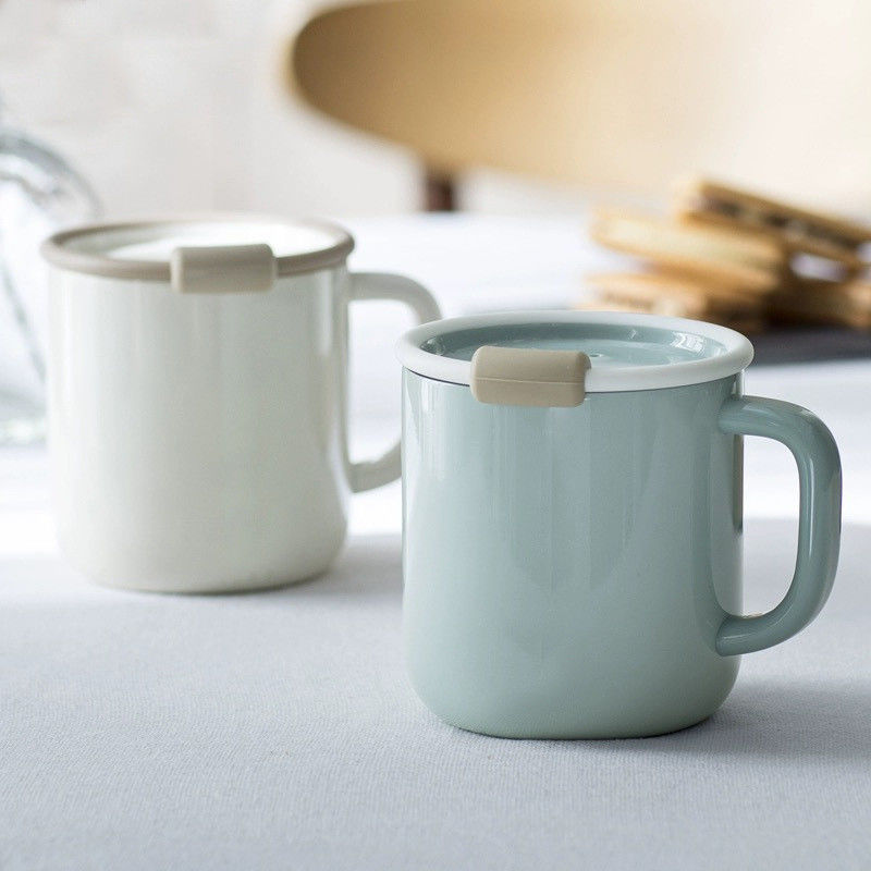 Coffee Mugs Office Table Top Tea Cup Birthday Gift 420ML with Lid Heat Preservation