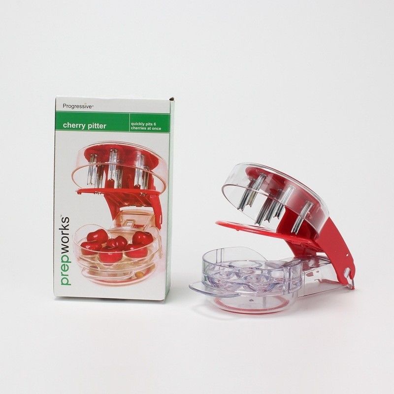 Stocked Cherry Pitter Remover for up to 6 Cherries Portable Cherry Seed Removal Tool