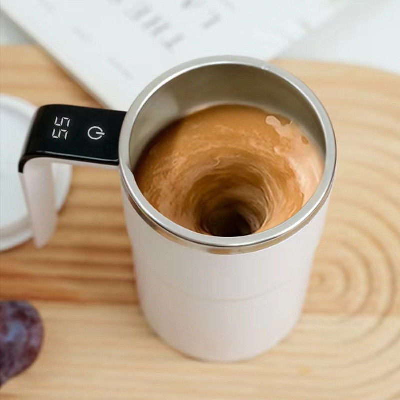 Smart Temperature Magnetic Automatic Mixing Coffee Cup HANDGRIP and More for Drinkware