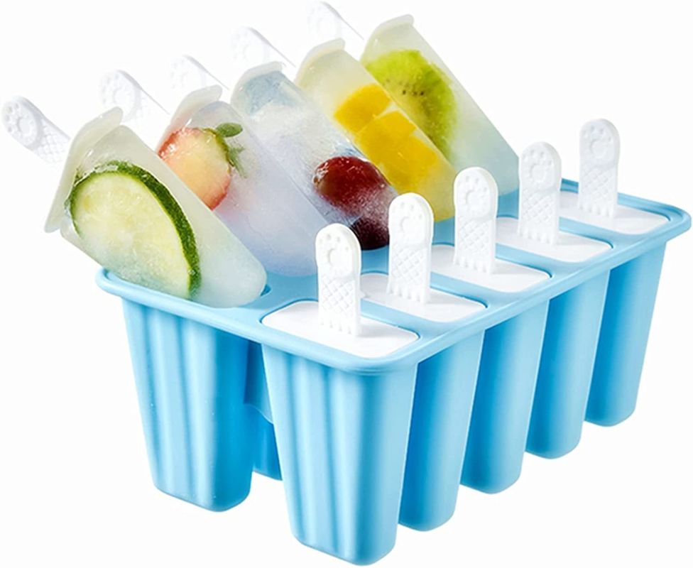 Easy to Custom Logo Silicone Popsicle Molds for Making Ice Cubes Reusable and Durable