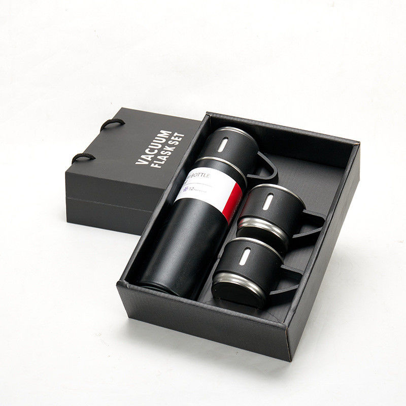 Equipped with Anti-corrosion Coating 500ml Stainless Steel Flask Water Bottle Gift Set