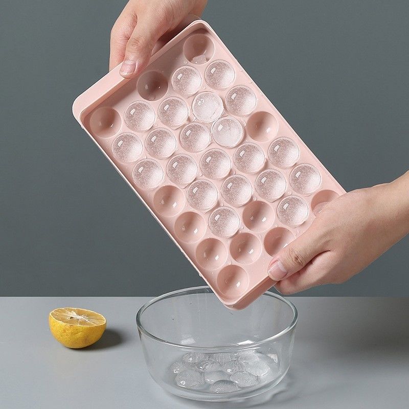 Customized BPA-Free Circle Ice Tray for Freezer Small Round Ice Cube Trays Round Sphere