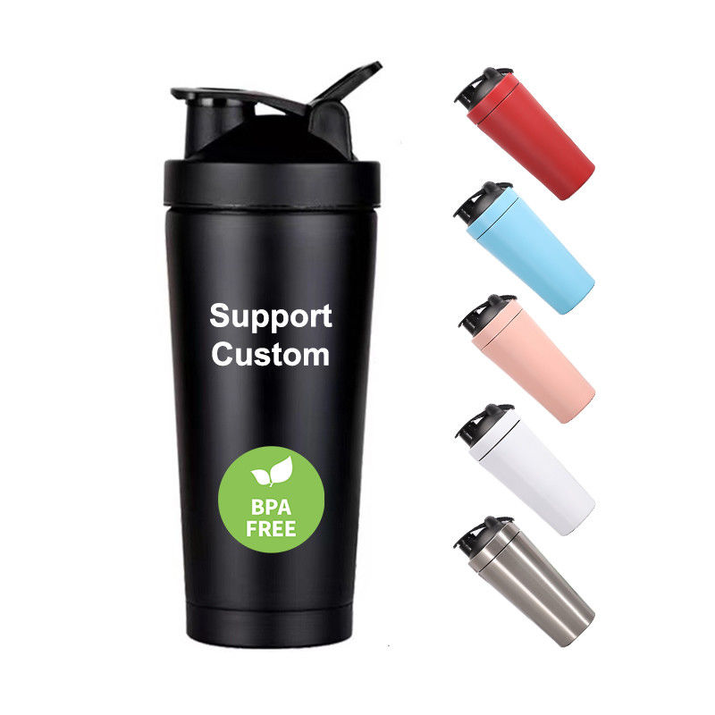 Custom Logo Acceptable 500g BPA Free Gym Insulated Shaker Bottle with Portable Design