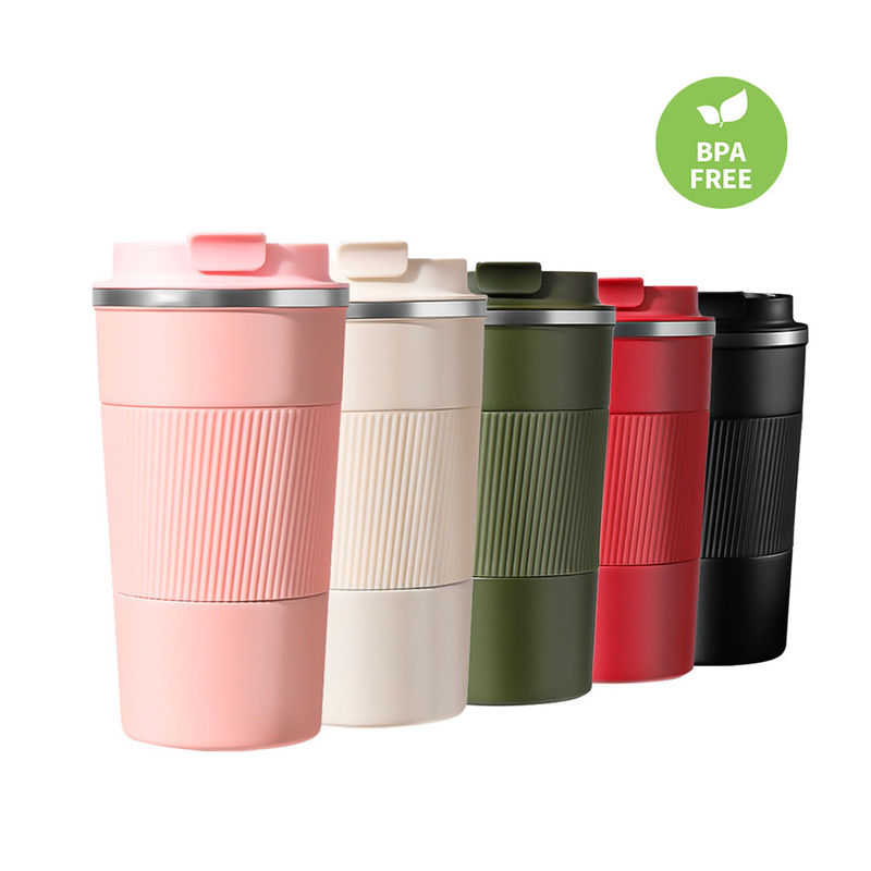 380ml Capacity Stainless Steel Coffee Mug for Car Travel Customized Colors Accepted